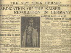 Fake News: Abdiction of the Kaiser